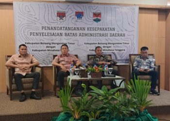 Boltim Bangkit, OPPO – ARGO Mulai Selesaikan Batas Daerah Dengan Minsel & Mitra