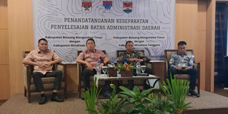 Boltim Bangkit, OPPO – ARGO Mulai Selesaikan Batas Daerah Dengan Minsel & Mitra