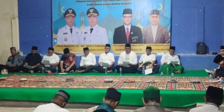 Mewakili Bupati Boltim, Asisten 1 Hendra Tangel Hadiri Dzikir Akbar 1 Muharram 1447 H