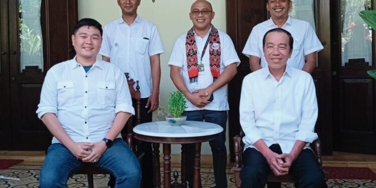 Ditunjuk Sebagai Ketua PSI Boltim, Uyun Pangalima Menghadap Jokowi