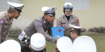 Sat Lantas Polres Kotamobagu Jalankan Program Polisi Sahabat Anak