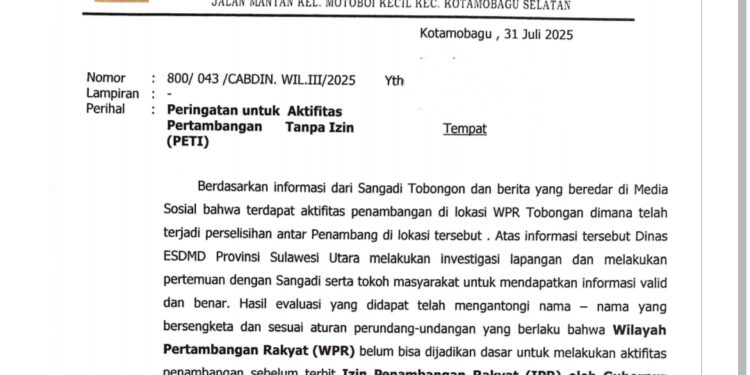 Diduga Langgar Kesepakatan, Lokasi Tambang Sengketa Tobongon Memanas