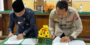 Polres Kotamobagu Jamin Keamanan Hakim dan Pihak Berperkara di Pengadilan Agama