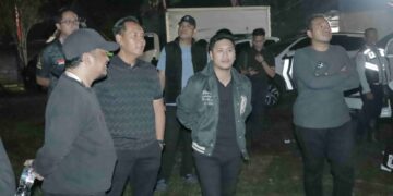 AKBP Irwanto Pantau Langsung Pengamanan Konser Musik di Lapangan Nunuk Matali