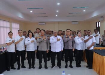 Kapolres dan Wakapolres Kotamobagu Sambut Kunjungan Tim Itwasda Polda Sulut