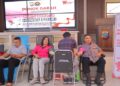 Kapolres Kotamobagu Pantau Langsung Baksos Donor Darah di Momen HUT ke-74 Humas Polri