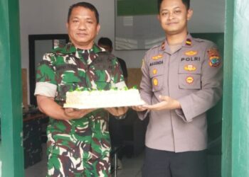 IPDA Adrianto Beri Kejutan di Koramil 1303-02/Passi