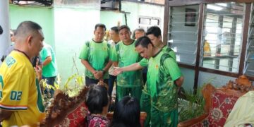 AKBP Irwanto Turunkan Personel Bantu Korban Kebakaran di Kelurahan Tumobui