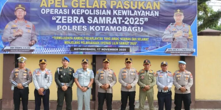 AKBP Irwanto Pimpin Apel Gelar Pasukan Zebra Samrat 2025 di Mapolres Kotamobagu