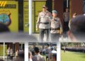 Disambut AKBP Irwanto, Wakapolda Sulut Pimpin Apel Pagi di Mapolres Kotamobagu