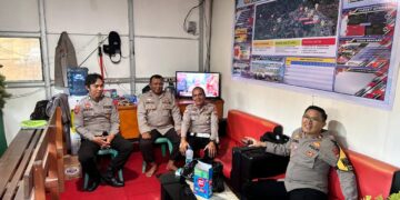 Wakapolres Romel Pontoh Cek Pos PAM Terpadu