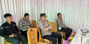 Kompol Romel Pontoh Melayat ke Rumah Duka Anggota Polres Kotamobagu