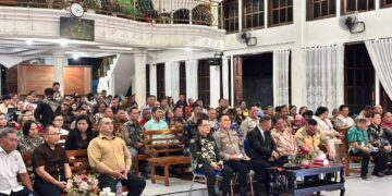 Kompol Romel Pontoh Pimpin Ibadah di Perayaan Gembala se- Bolmong Raya