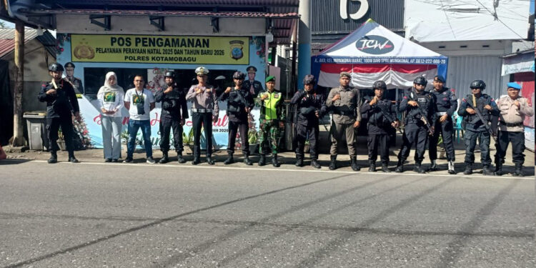 Kodim 1303/Bolmong Siagakan Personel di Pos PAM Terpadu