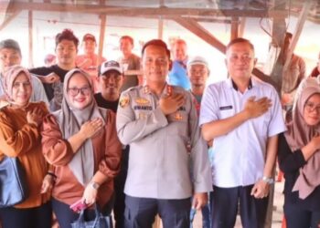 Pererat Silaturahmi, Kapolres Kotamobagu Gelar Program ‘SaBarMas’ di Eks Pasar Ikan Gogagoman