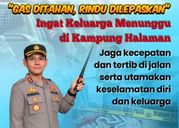 Kapolres Kotamobagu Ingatkan Pemudik: “Gas Ditahan, Rindu Dilepaskan” Demi Keselamatan Keluarga
