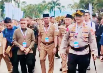 AKBP Golfried Hasiholan & Forkopimda Boltim Hadiri Rakornas Pemerintah Pusat dan Daerah di Sentul