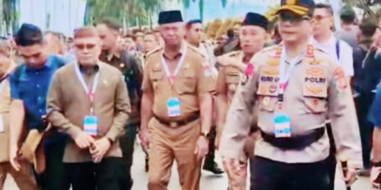 AKBP Golfried Hasiholan & Forkopimda Boltim Hadiri Rakornas Pemerintah Pusat dan Daerah di Sentul