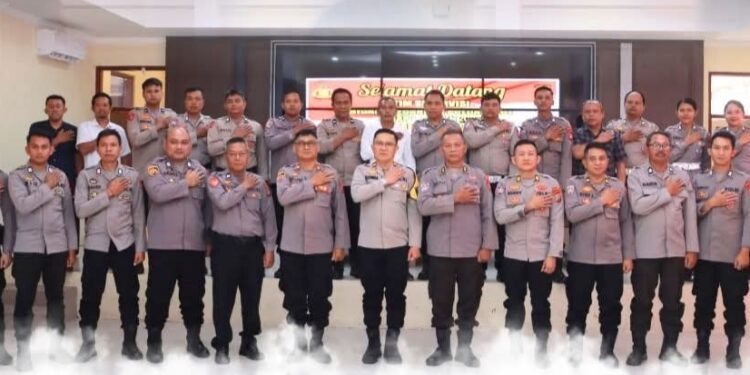 Wakapolres Romel Pontoh Terima Supervisi Bidkeu Polda Sulut Tahap I 2026
