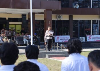 Wakapolres Romel Pontoh Pimpin Apel Operasi Keselamatan Samrat 2026