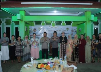 Kompak, Kapolres dan Wakapolres Kotamobagu Rajut Kebersamaan di Masjid Al-Mustaqim: ‘Ramadan Momentum Pererat Silaturahmi’