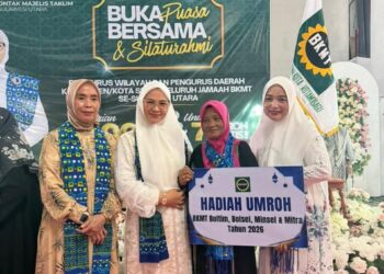 Eratkan Ukhuwah, Rosita Pobela Hadiri Silaturahmi BKMT se- Sulut di Kotamobagu