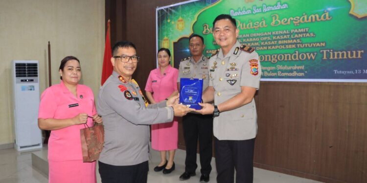 Pesan Menyentuh Kapolres Golfried Hasiholan Saat Bukber dan Kenal Pamit Pejabat Baru