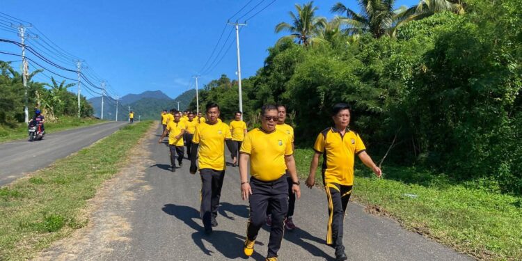 Bukan Sekadar Olahraga, Aksi ‘Gas Poll’ Kapolres Golfried Hasiholan Ubah Wajah Mako Jadi Lebih Asri